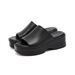 Thick Soled Slippers, Women's Ins, Trendy Soft Soles, EVA Wedge Sponge Cake, Super High Heels, Wearing Beach In A_vogvips.com