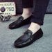 SHLIANG New Men's Casual Shoes Fashion Classic Driving Casual Boat Shoes Men's High Quality Soft Sole Men's Loafers Moccasin Shoes X0050_vogvips.com