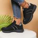 New Large-size Women's Cross-border Sales, Breathable Leather Sneakers, Korean-style Thick-soled Casual Soft-soled_vogvips.com