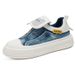 Spring 2026 Slip-on Canvas Men's Shoes Lazy Shoes Blue Denim Shoes Zipper Flat Shoes Flip-on Derby Shoes_vogvips.com