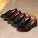British Style Handsome Men's Breathable Odor-Free Slip-On Business Formal Wenzhou Leather Shoes_vogvips.com