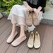 Cloth Shoes Women's Breathable Hollow Mesh Shoes Soft Sole Middle-aged Mother Shoes Shallow Mouth Casual Shoes Crochet_vogvips.com