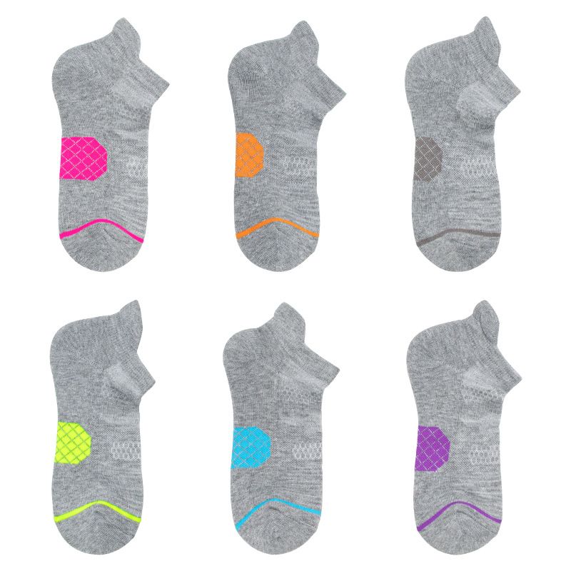Shoe Accessories Sweat Absorbent Breathable 6 Pairs Of Running Socks Shock Absorbing Towel Bottom Socks Training Fitness Skipping Badminton Socks_vogvips.com