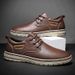 Casual Dress Leather Shoes Men's Shoes Light Mouth Low Heel With Suit Men's Shoes_vogvips.com