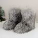 Cross-Border Spring Autumn Winter Furry Snow For Women, Warm Anti-Raccoon Fur, European And American Style, Large Size,_vogvips.com