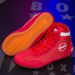 Unisex Mesh Kickboxing Boots High Top Boxing Shoes For Fighting Muay Thai Lightweight Sparring Bodybuilding Footwear_vogvips.com