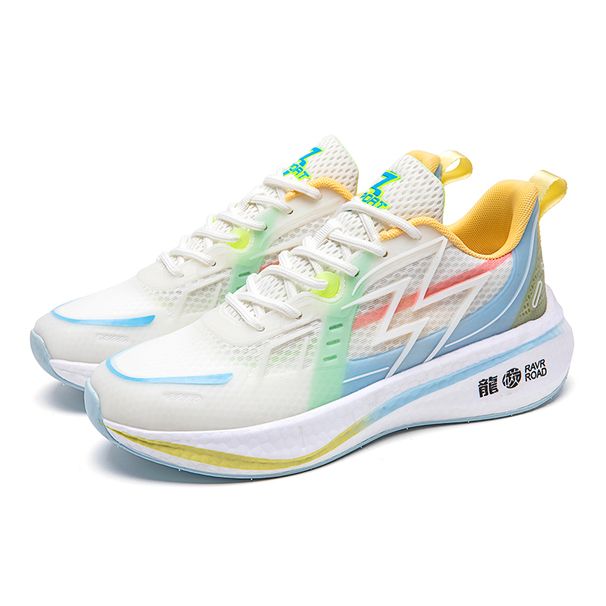 2024 New Summer Breathable Mesh Shoes Flying Mesh Surface Casual All-match Student Youth Running Sports Shoes Male_vogvips.com