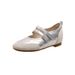 Leather Version~ Petite Height-increasing French Ballet With Comfortable Soft Soles, Spring Casual Double-strap Mary_vogvips.com