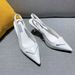 French-style Triangular High-heeled Sandals For Women, 2025 New Summer Model, Genuine Leather, Metal Pointed Toe,_vogvips.com
