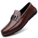 Men's Doudou Shoes Casual Leather Shoes Men's Genuine Leather Loafers_vogvips.com