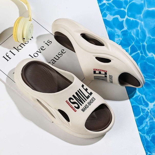 Women Sandals Men Beach Slip Shock Absorption Flexible Pool Casual Unisex Summer Waterproof Slides Luxury Shoes_vogvips.com