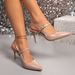 Cross-border Foreign Trade Women's Shoes 2025 Summer New Style European And American Pointed-toe Elegant Hollow Mature_vogvips.com