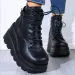 Gothic Black Boots Ankle Shoes On Heels Platform Sneakers Chunky For Women Casual Rock Booties 250625_vogvips.com