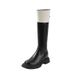2025 New Autumn Winter Color Block Thick Sole Over-the-Knee High Long Riding Boots For Women_vogvips.com