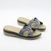 MS Women's Open-Toe Sandals With Rhinestone & Pearl Decorations - Comfortable Mid-Heel Slide Flip Flops For Summer, Casual Wear, Black/Brown_vogvips.com