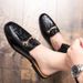 2024 Spring Summer Breathable Closed Toe Men's Backless Half Slippers Genuine Leather Lazy Sandals For Men_vogvips.com