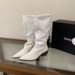 Chunky-Heeled French Pointed-Toe Over-The-Knee Women's Boots, 2026 New High-Tube Stacked Boots_vogvips.com