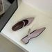 Spring New Style Shallow Single Sh, Leather, High-end Versatile Slip-on For Women, Comfortable Soft Sole Mary Jane_vogvips.com