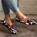 Spring and fall new fashion pointy Muller shoes 40-43 size leopard print casual single shoes_vogvips.com