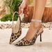 Wild And Fashionable Leopard Print Cross-border Foreign Trade High-heeled Shoes, 2026 New Model, Pointed Toe, Stiletto_vogvips.com