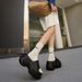 9cm Height Increasing Women's Shoes Outdoor Wear, Fashionable Trendy Versatile Beach Shoes, Comfortable For Long Walks,_vogvips.com
