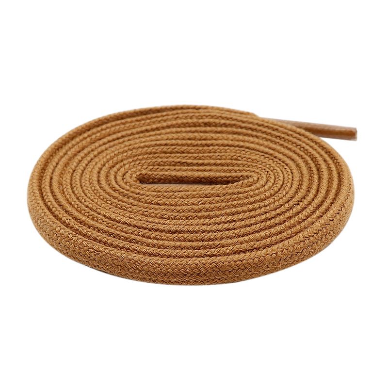 Shoelace Flat Solid Color Double Layer Terylene Cotton Shoe Accessories_vogvips.com