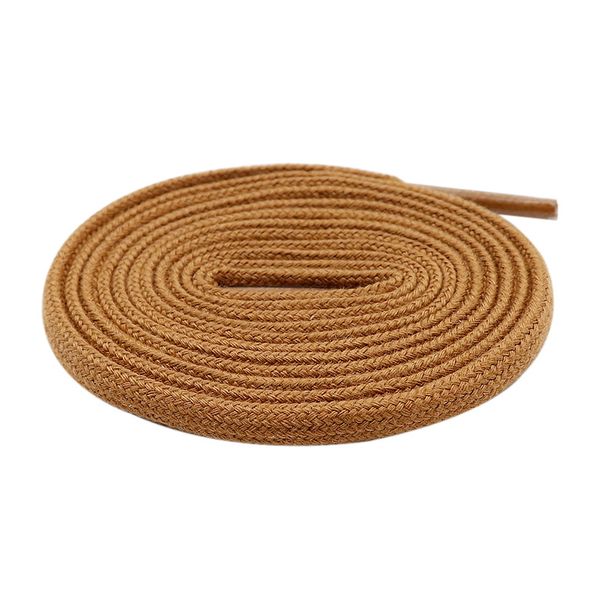 Shoelace Flat Solid Color Double Layer Terylene Cotton Shoe Accessories_vogvips.com