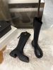 Brown Petite Women, Autumn Women's Thick-Soled Slim Over-the-Knee High Boots, Long Boots For Women_vogvips.com