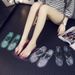 Transparent Beach Sandals Women's Internet Celebrity Jelly Crystal Toe Post Flip-Flops Summer Korean Style Student_vogvips.com
