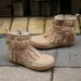 Women's Short Boots 2025 Autumn And Winter New Item Large Rivet Flat Bottom Flow_vogvips.com
