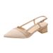 Sandals Pointed Toe With Nude High Heels Women S New Summer Chunky Shoes_vogvips.com