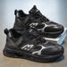 Autumn 2025 New Breathable Mesh Men's Sports Korean Version Trendy Versatile Thick Soled Dad Shoes_vogvips.com