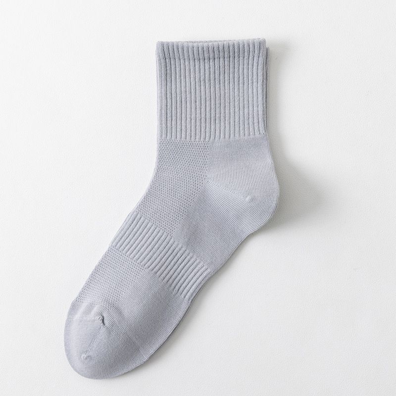 Women's Socks Summer Pure Cotton Socks Mid Tube Socks Boneless Seam Cotton Socks Sweat Absorbent Thin Spring And Autumn Breathable Women's Socks_vogvips.com