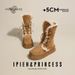 Fleece-Lined Warm Snow For Women 2025 Winter New Thick-Soled Height-Increasing Thickened Fur Boots Brown Versatile_vogvips.com