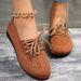 "Breathable Mesh Summer Shoes For Women - Lightweight Slip-Resistant Comfortable Casual Loafers With Hollow-Out Design_vogvips.com