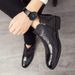 European Warm Series Autumn Winter Martin Men British High Top Shoes Trendy Mid-Calf Pointed Toe Leather Korean Style Ankle Boots_vogvips.com