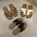 Roman For Women, Flat Outdoor Slippers, 2025 Spring/Summer New Square Toe Slip-On Beach Sandals_vogvips.com