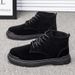 European Warm Series 2025 Spring New Men's High-top British Fashion Casual Shoes Single Cotton Same Style Martin Boots_vogvips.com
