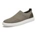 Retro Board Shoes Fly-woven Cowhide Mesh Shoes Comfortable Invisible Inner Height-increasing Mesh Board Shoes_vogvips.com