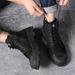 European Warm Series Martin Winter Genuine Leather Men's Snow High-top Ankle Mid-top Work Boots British Style Trendy_vogvips.com
