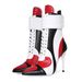 Women's Plus Size 44 High Heel Short Boots Color Block Pointed Toe Music Festival Hot Girl Shoe_vogvips.com