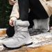 Sports Snow Boots For Women With Fleece Insulation, Midsole Women's Cotton Boots, Skiing And Hiking Shoes_vogvips.com