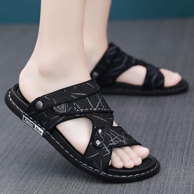 Men' Summer Trendy Dual-ue Non-lip Odor-reitant Soft Sole Slide_vogvips.com