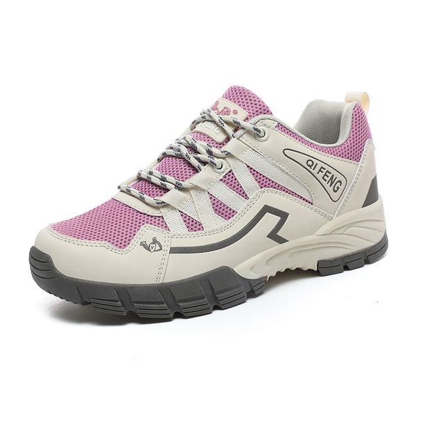 Hiking Shoes Women Low-top Lace-up Anti-slip Outdoor Shoes Women Menanti-slip Durable Casual Sports Shoes Men_vogvips.com