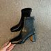 Lancui Edition~ Square Toe High Heel Elegant Versatile Height Increasing Slim For Women Genuine Leather British Style_vogvips.com