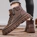 European Warm Series Men's Martin Boots New Autumn Winter Casual British Style Leather Waterproof Thick Sole Wear-resistant High-top Outdoor_vogvips.com