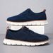 New Autumn Lightweight Lace Up Sports Casual Breathable Fly Woven Loafers Plus Size Men's Shoes_vogvips.com