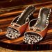 In Stock~ Genuine Leather Kitten Heel Leopard Print Open-toe Sandals For Women, Square Toe High Heels, Excluding Tax_vogvips.com