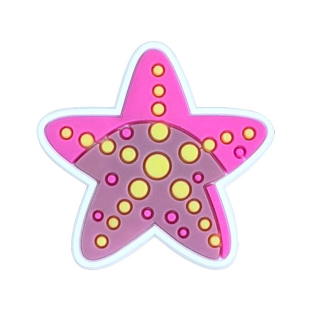 New Summer Cute Cartoon Shoes Flower Shoe Buckle PVC Soft Rubber Shoes Accessories Decorative Buckle_vogvips.com