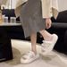 Autumn Winter New Indoor Home Cross Thick Furry For Women Non-Slip Soft Sole Household Cotton Slippers_vogvips.com